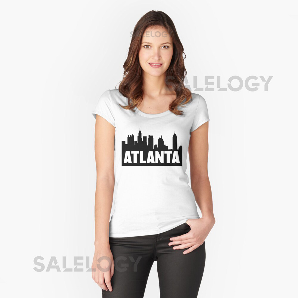 Atlanta Georgia City Skyline Silhouette  Classicyythkg