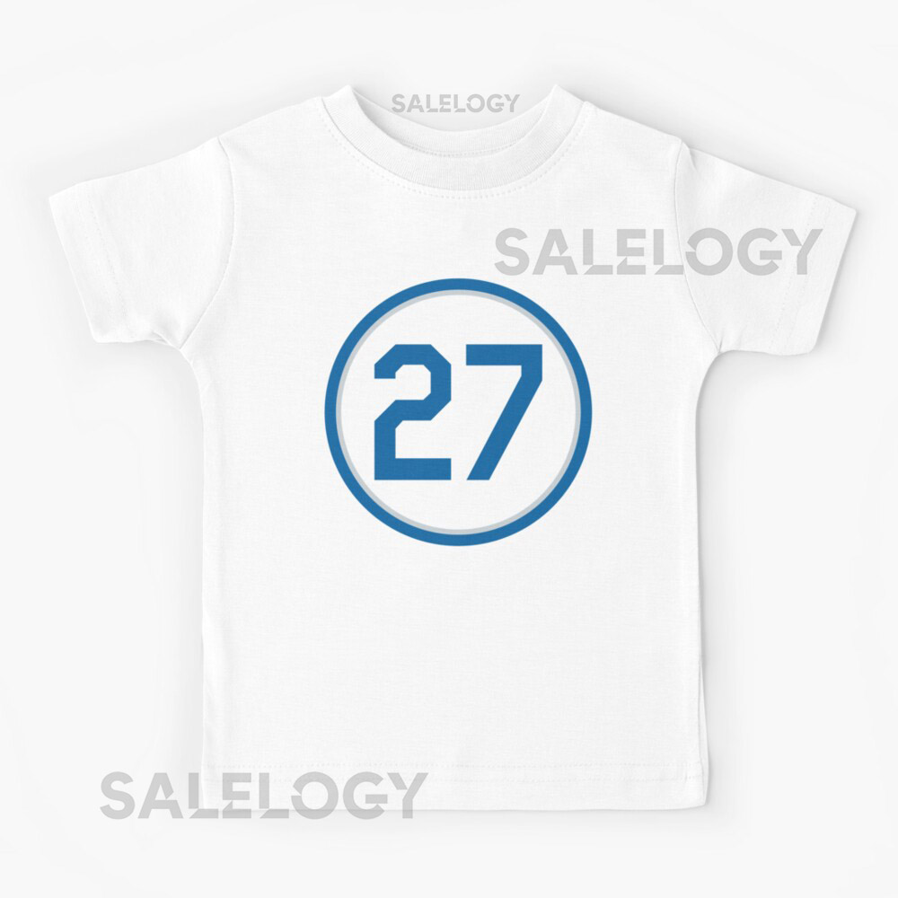 Trevor Bauer 27 Jersey Number Oversized T-Shirt