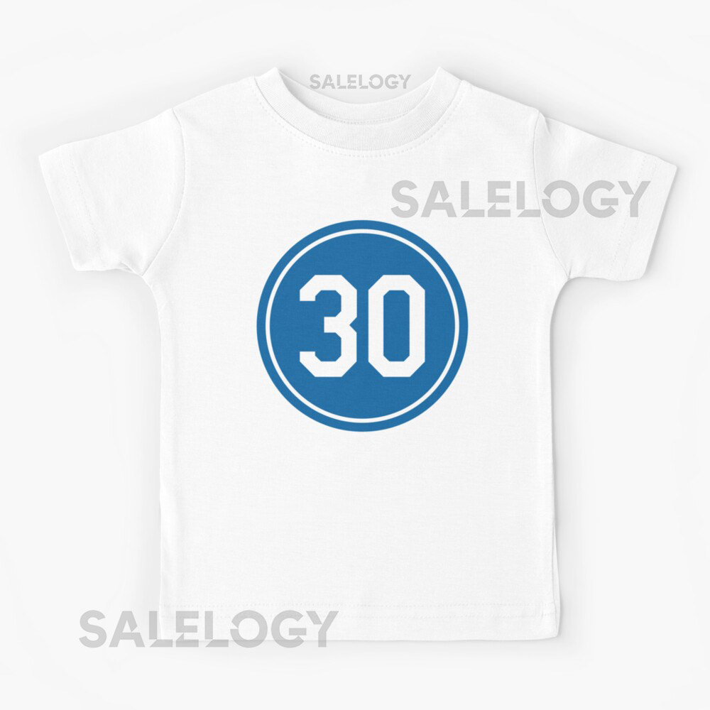 Dave Roberts 30 Jersey Number Oversized T-Shirt