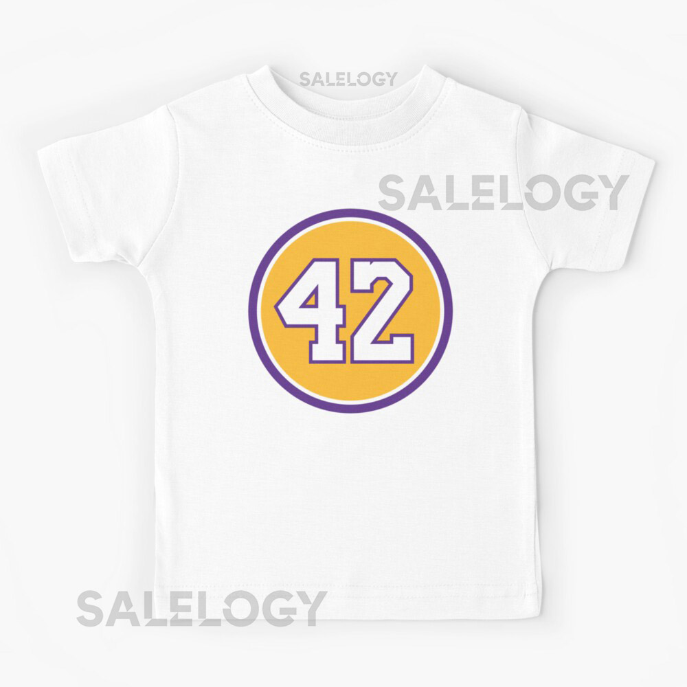 James Worthy 42 Jersey Number Oversized T-Shirt