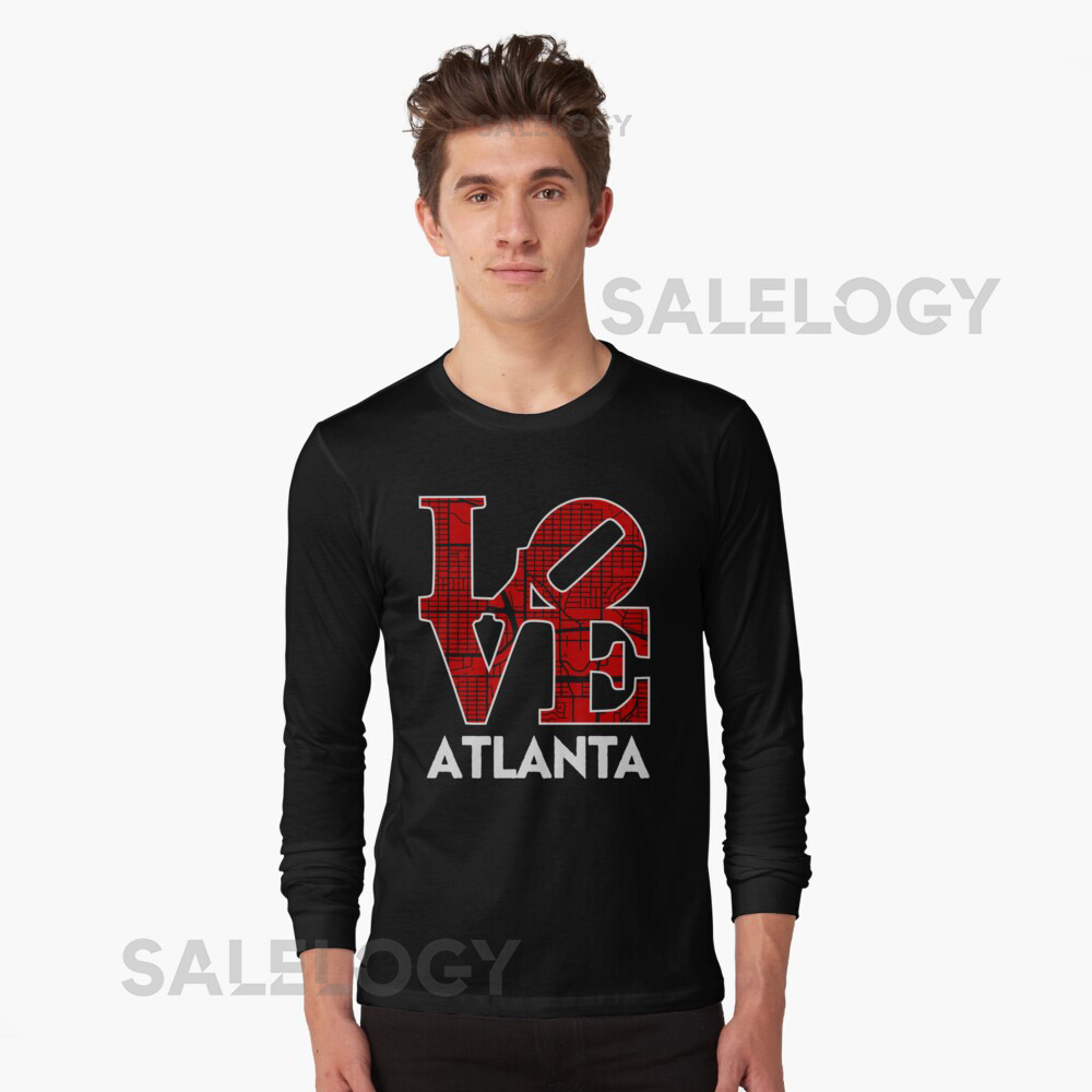 Love Atlanta City Map Atlanta 404 Classic T-Shirt
