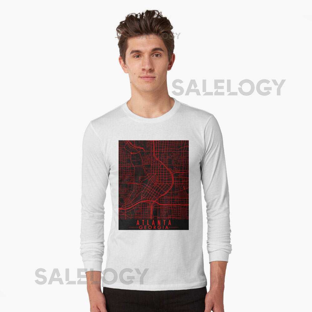 Atlanta Georgia Map Classic T-Shirt for Sale byy