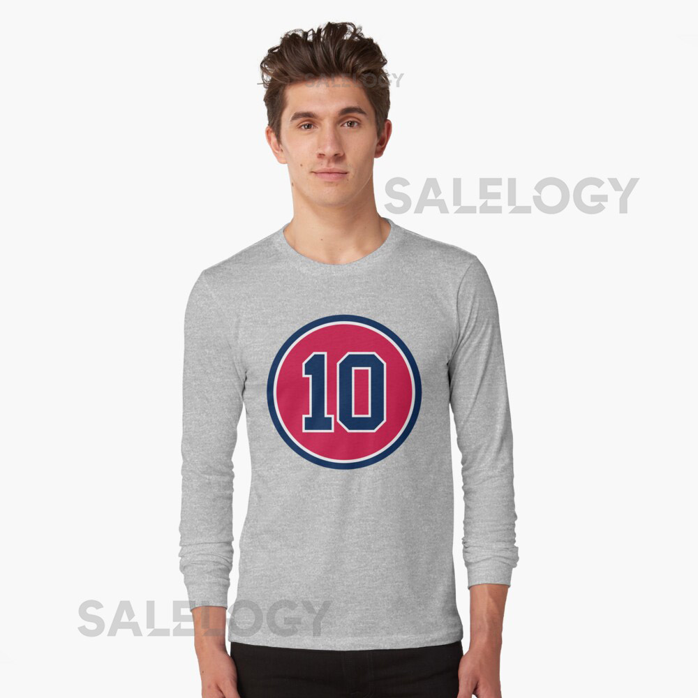 Chipper Jones 10 Jersey Number Classic T-Shirt f