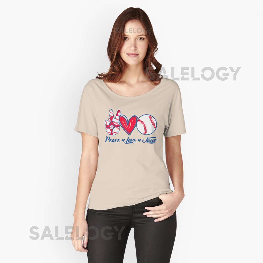 Peace Love Jays - Baseball Team Active Cl