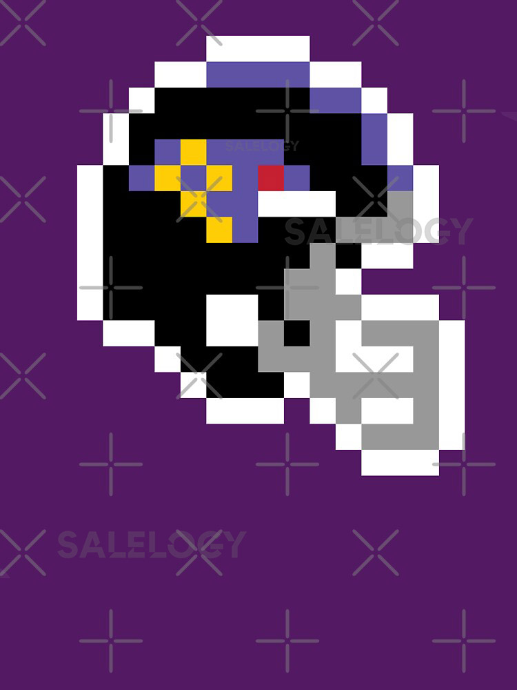Baltimore Ravens (8-bit Football Helmet Only) Classicyy