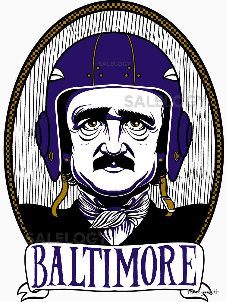 Baltimore Ravin - Edgar Allan Poe Ravens Baltimor