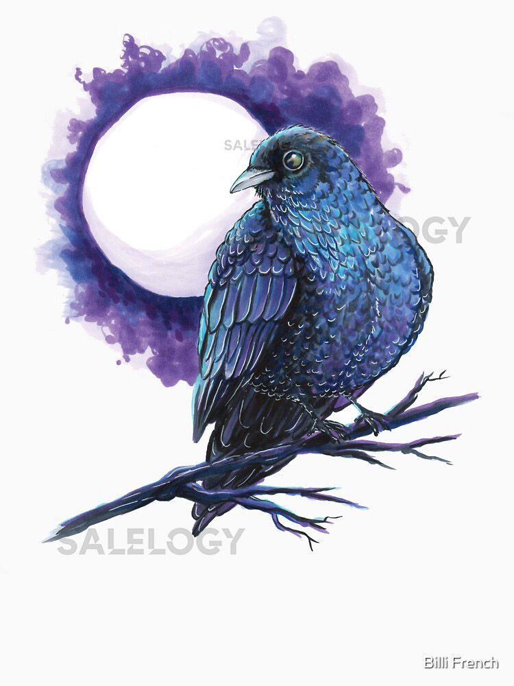 Beautiful Raven Bird Classic T-Shirt for Sale by