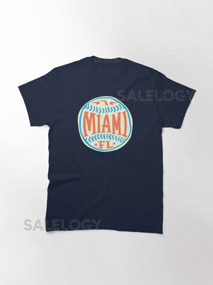 Miami Florida Hand Drawn Script Design Classic T-