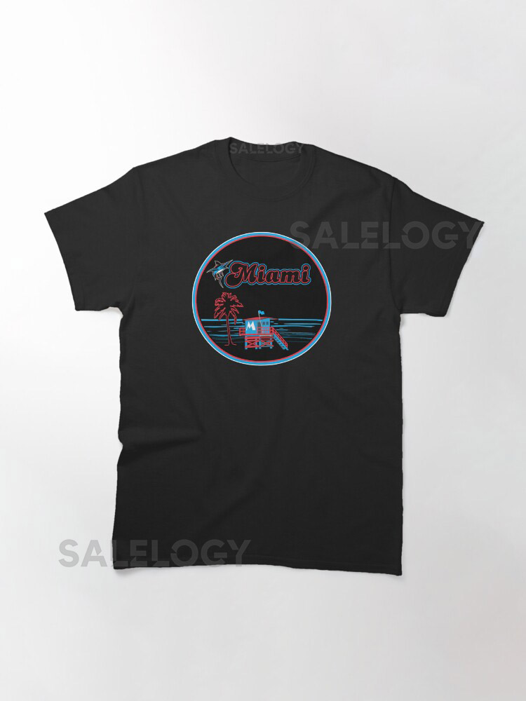 Miami South Beach Crest Classic T-Shirt for Sale