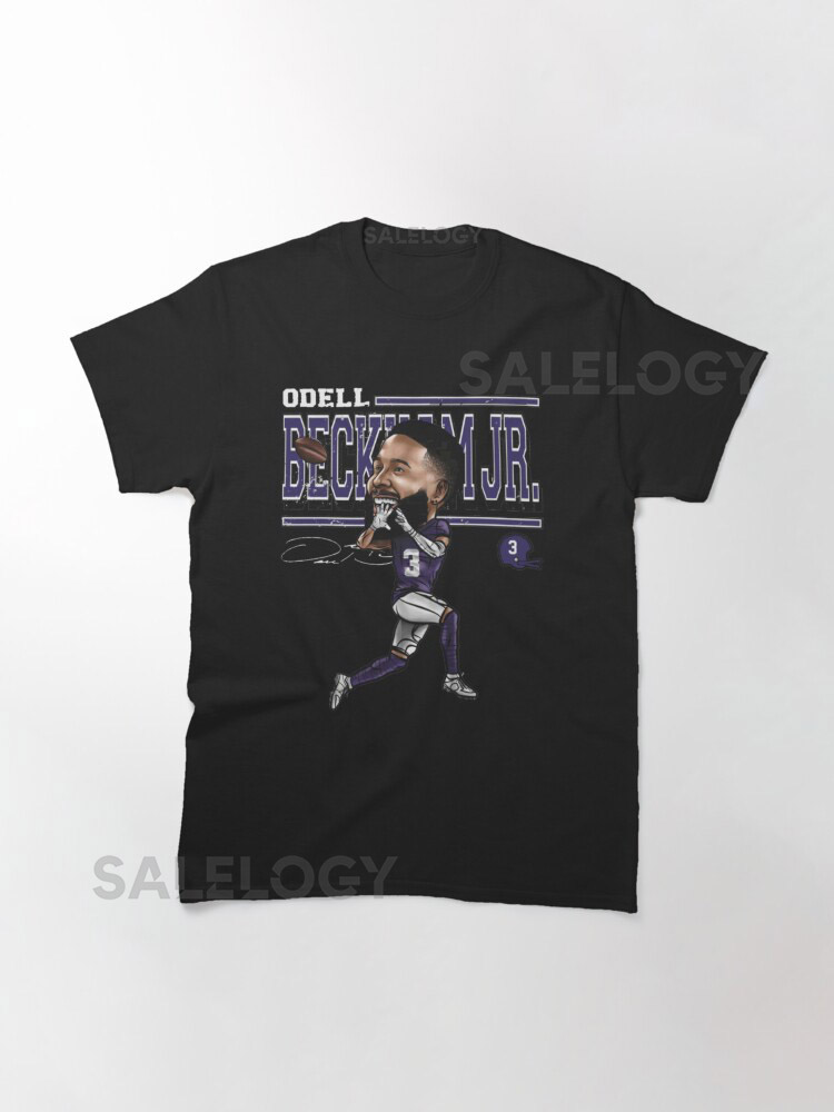 OBJ Odell Beckham Jr Baltimore Football Shirt Rav