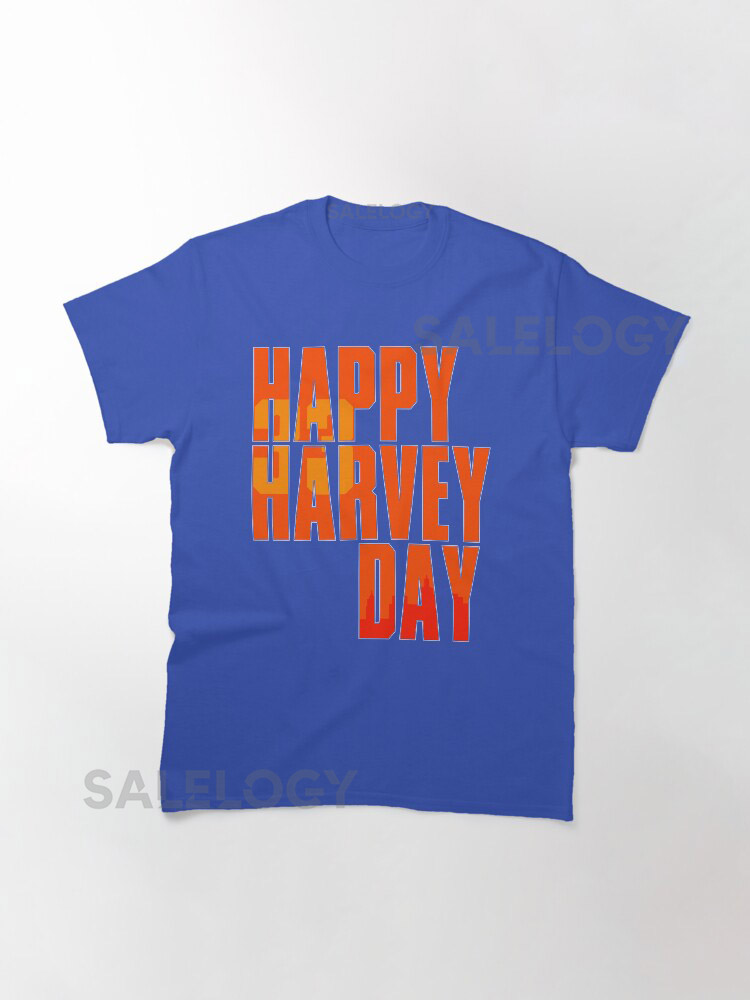  Happy Harvey Day In Orange  Classic T-Shirt for yy
