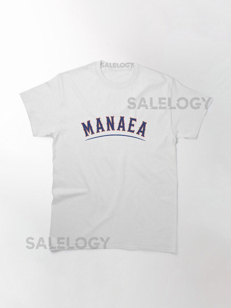  New York Mets Manaea Baseball Font  Classic T-Shir
