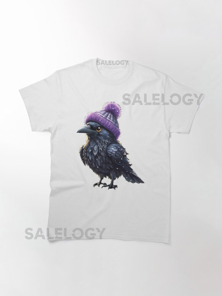 Baltimore Raven with Purple Hat Classic T-Shirt f