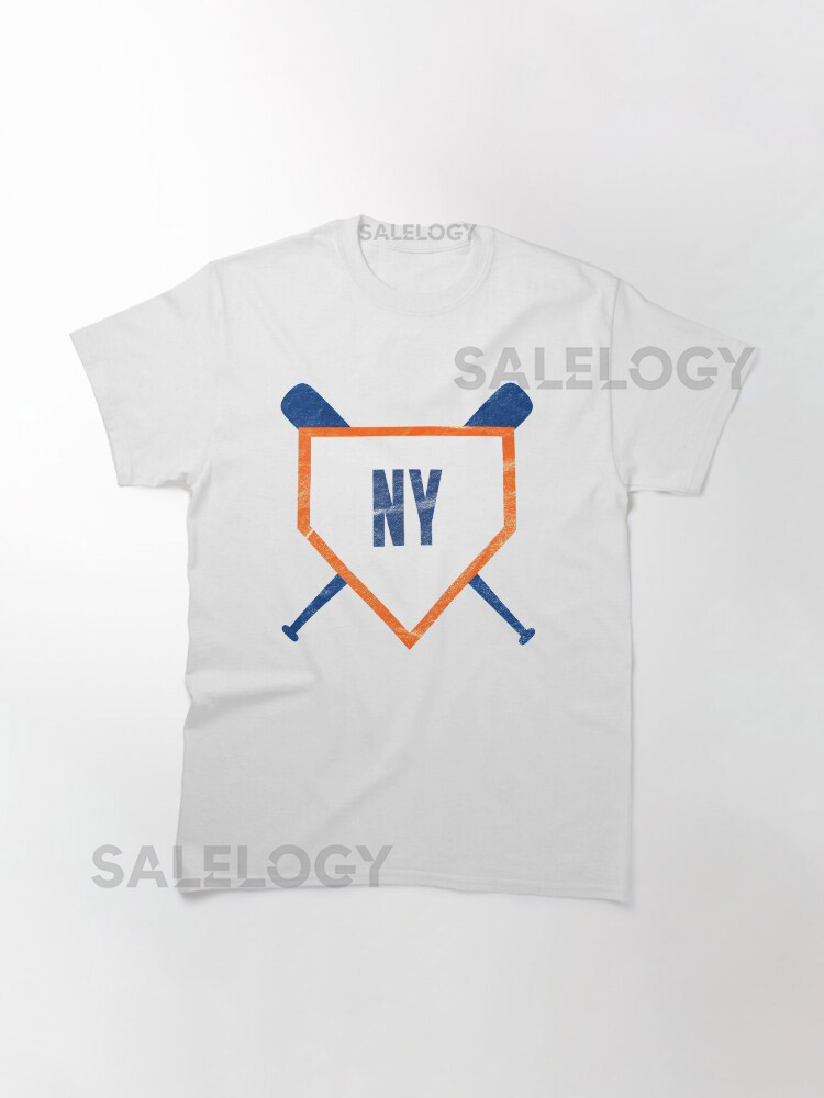 New York Abbreviation Retro Baseball Home Plate De