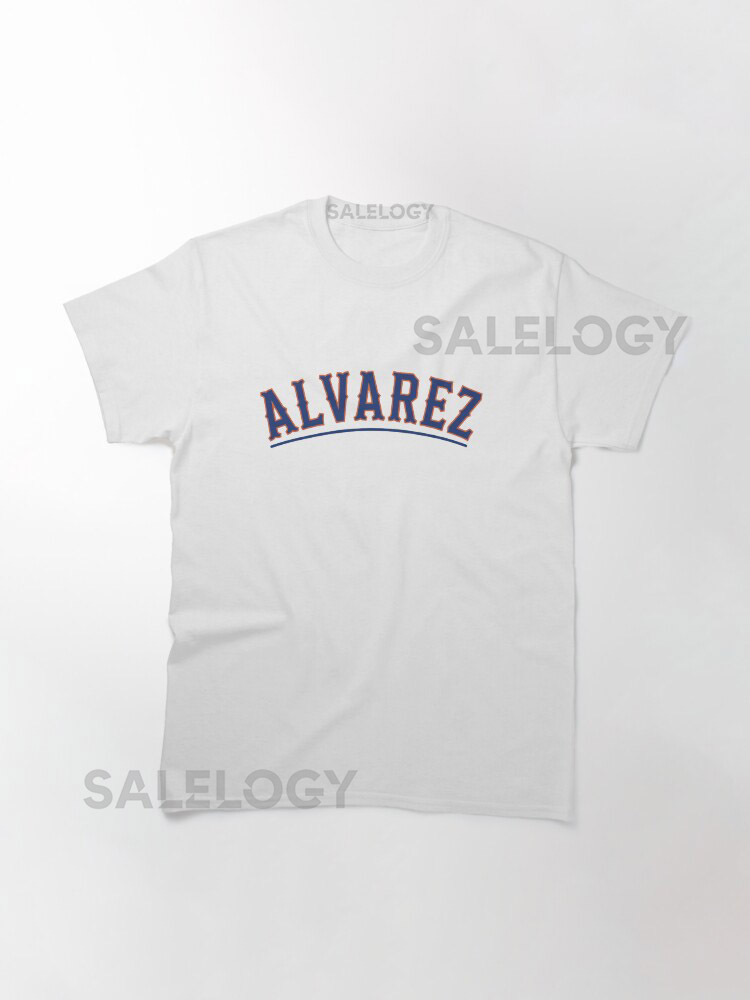  New York Mets Alvarez Baseball Font  Classic T-Shi