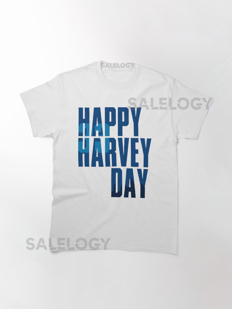  Happy Harvey Day In Blue  Classic T-Shirt for yyth