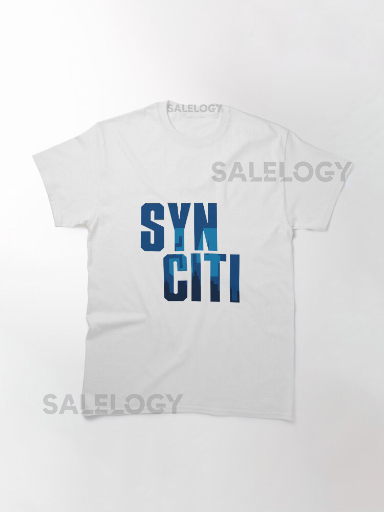 Syn Citi In Blue Classic T-Shirt for Sale
