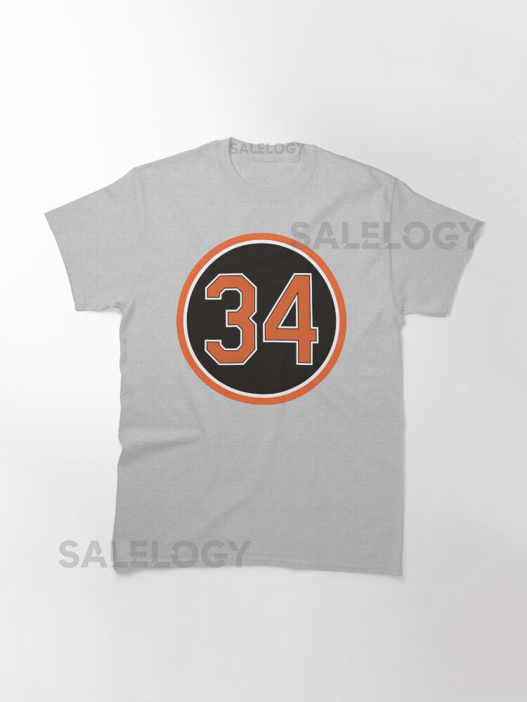 Storm Davis 34 Jersey Number Classic T-Shirt for