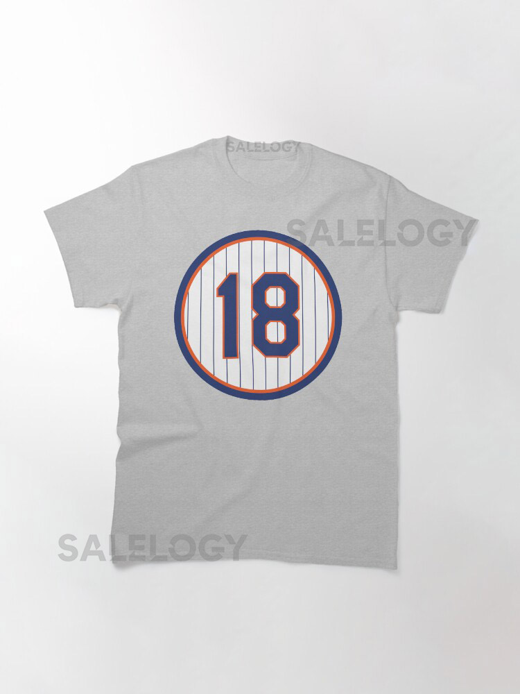 Darryl Strawberry 18 Jersey Number Classic T-Shirt yyth