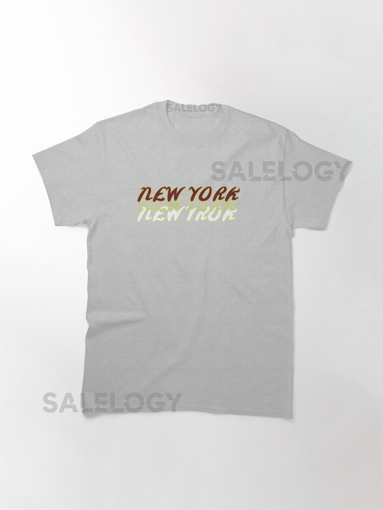 New York New York Maroon and Gold Font Cla