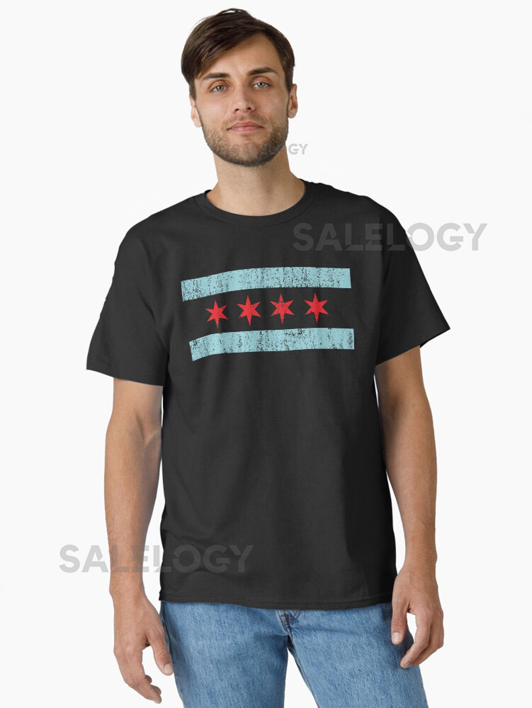 Chicago Flag Classic T-shirt hardscr