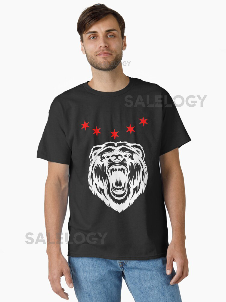 Bear and stars Classic T-shirt
