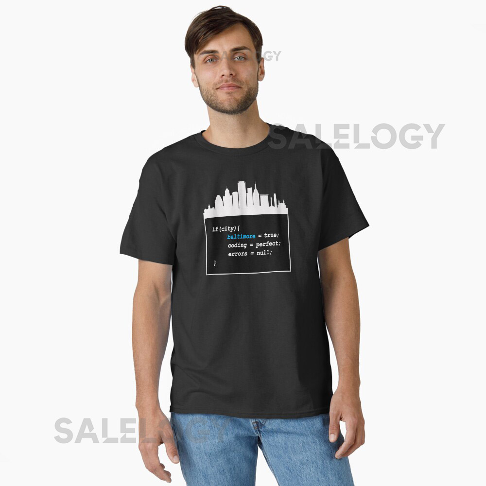 Baltimore Coding Oversized T-Shirt for Sale by da