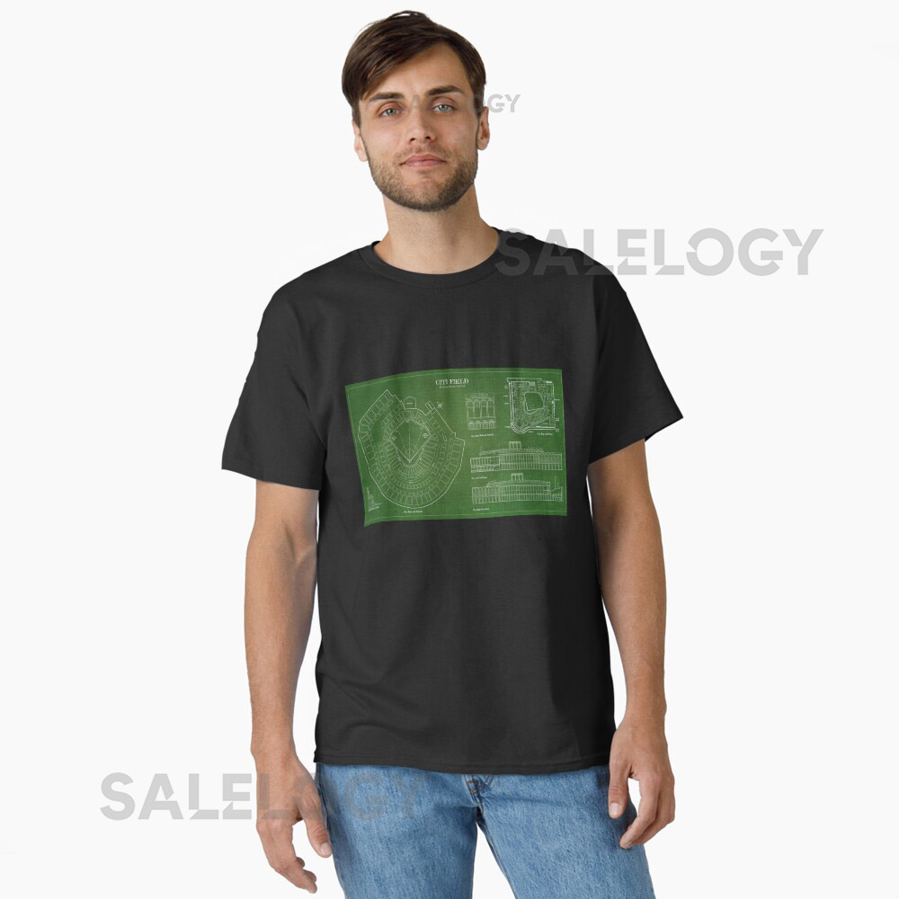  Citi Field (Green Version)  Oversized T-Shirt for