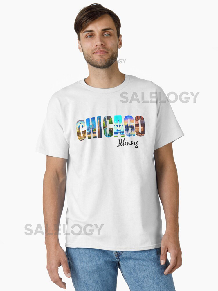 Chicago Illinois - Travel Classic T-shirt Sa