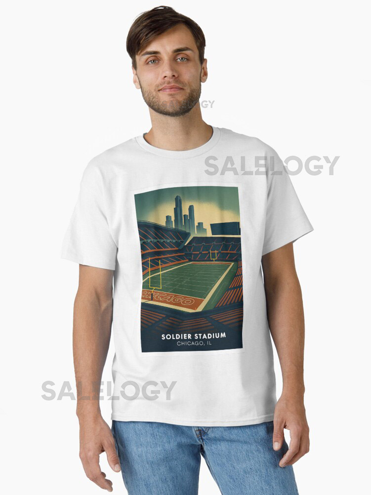 Soldier Field Chicago Bears   Classic T-shirt