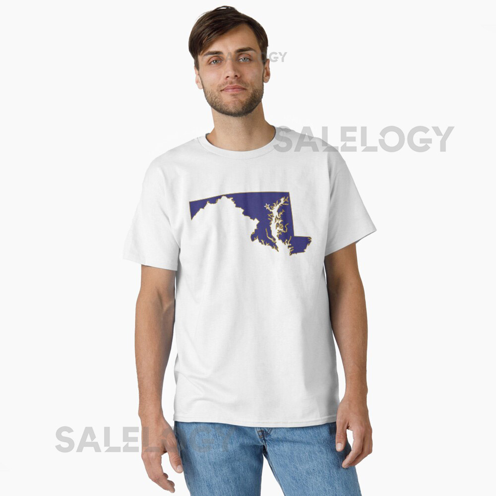 Baltimore Maryland Outline Raven Colors  Oversizedyythk