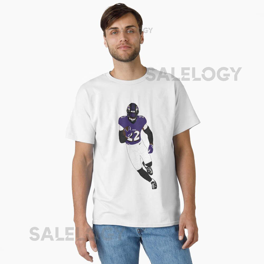 Derrick Henry Ravens Oversized T-Shirt for Sale b