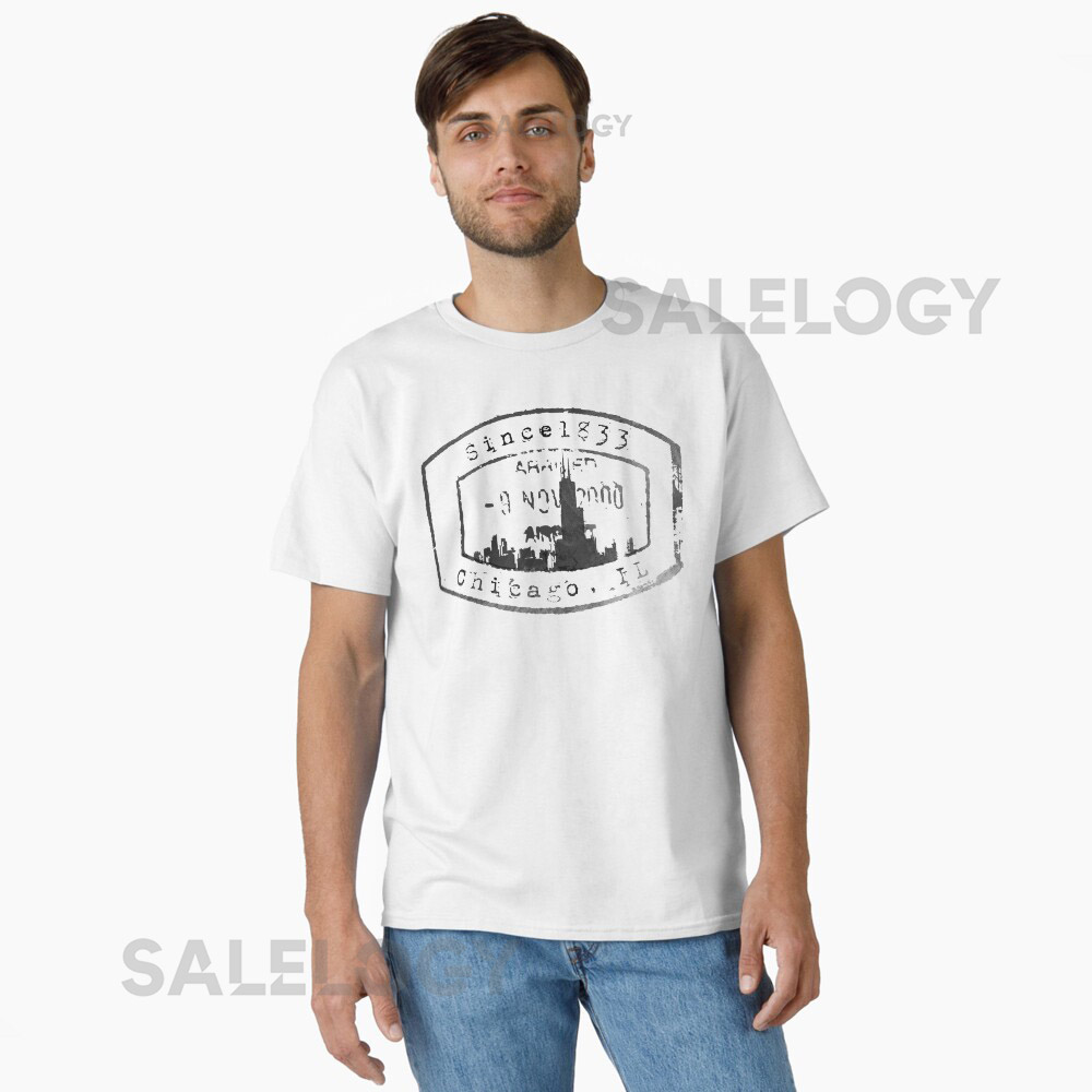 Chicago Passport Stamp    T-shirt