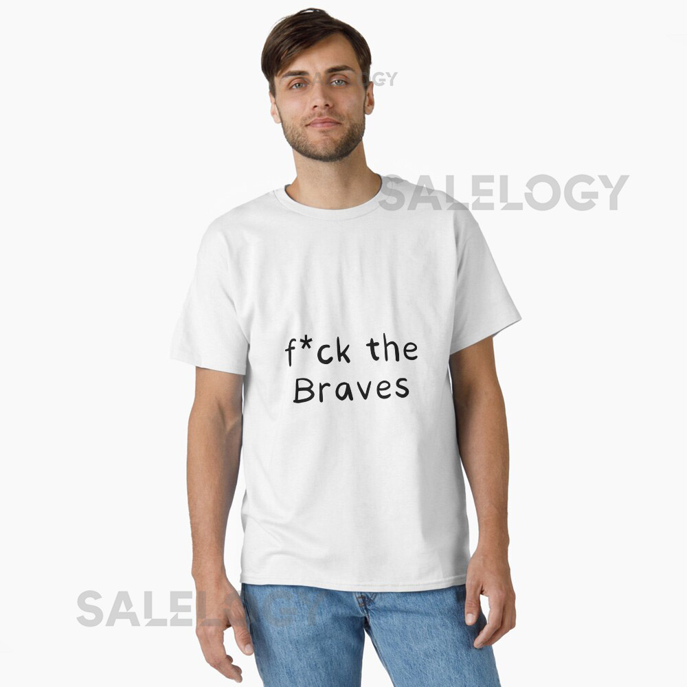  f ck the braves  Oversized T-Shirt for Sale by yyt