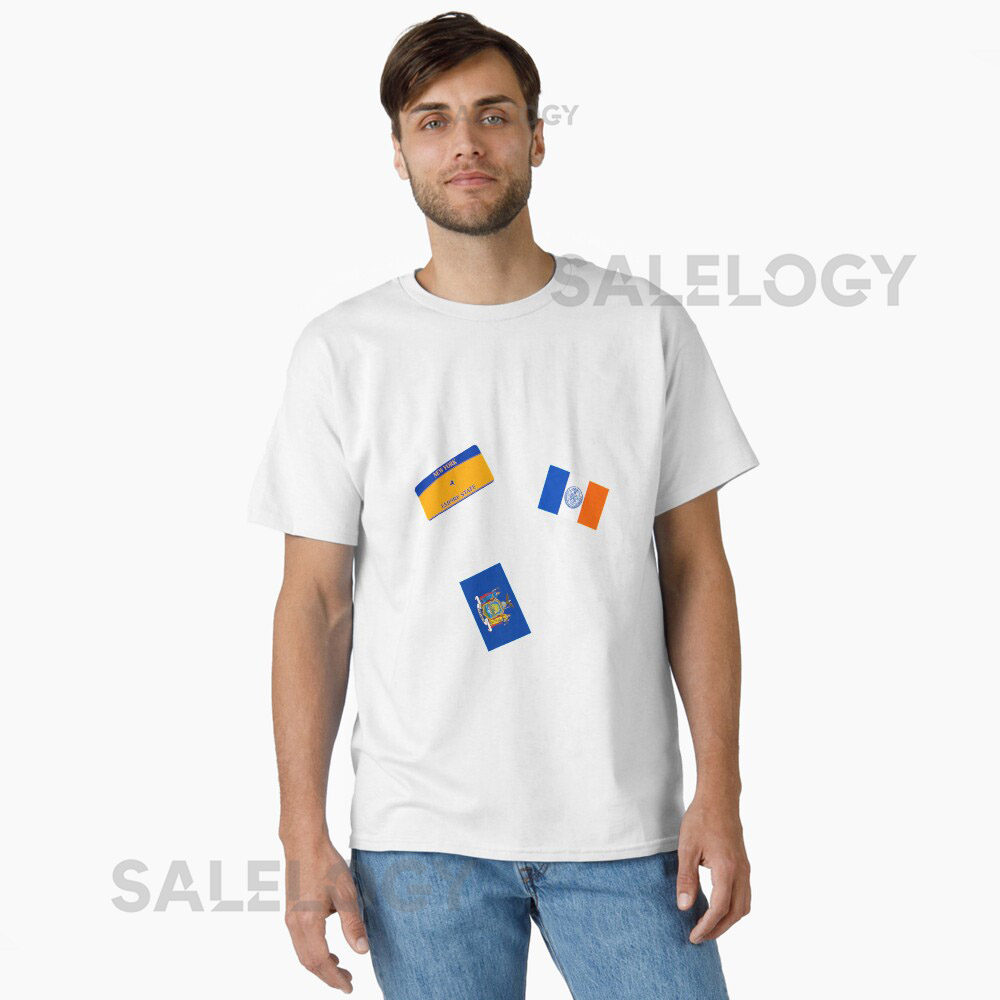  New York Flag and New York License Plate Pa