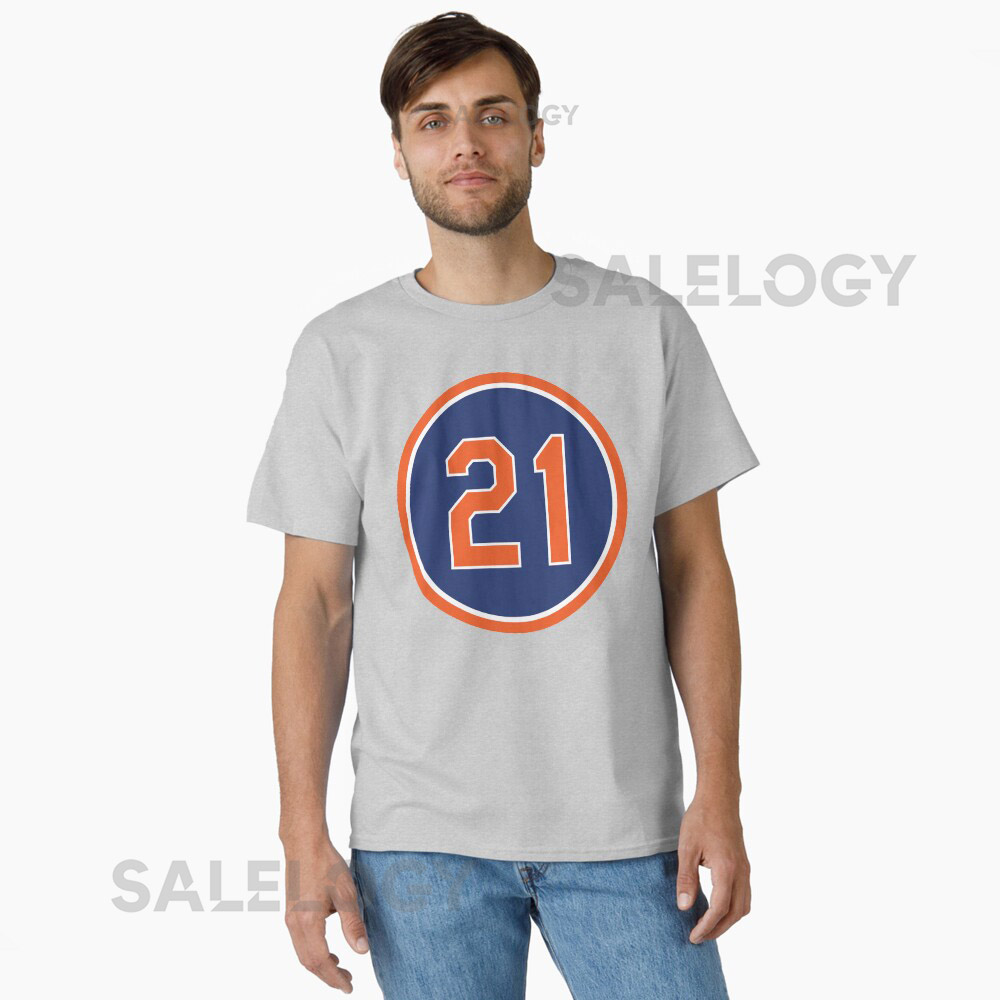  Carlos Delgado  21 Jersey Number  Oversized T-Shirt yythk