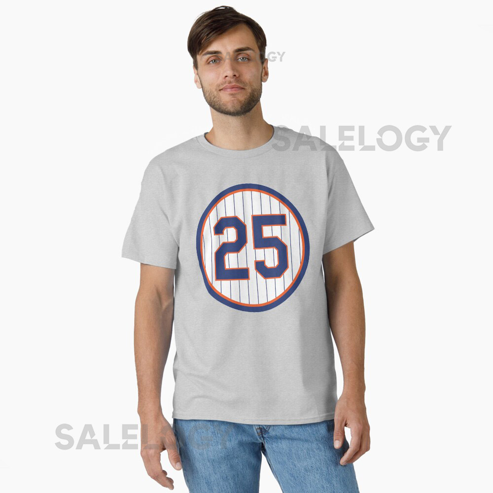  Bobby Bonilla  25 Jersey Number  Oversized T-Shirt yythkg