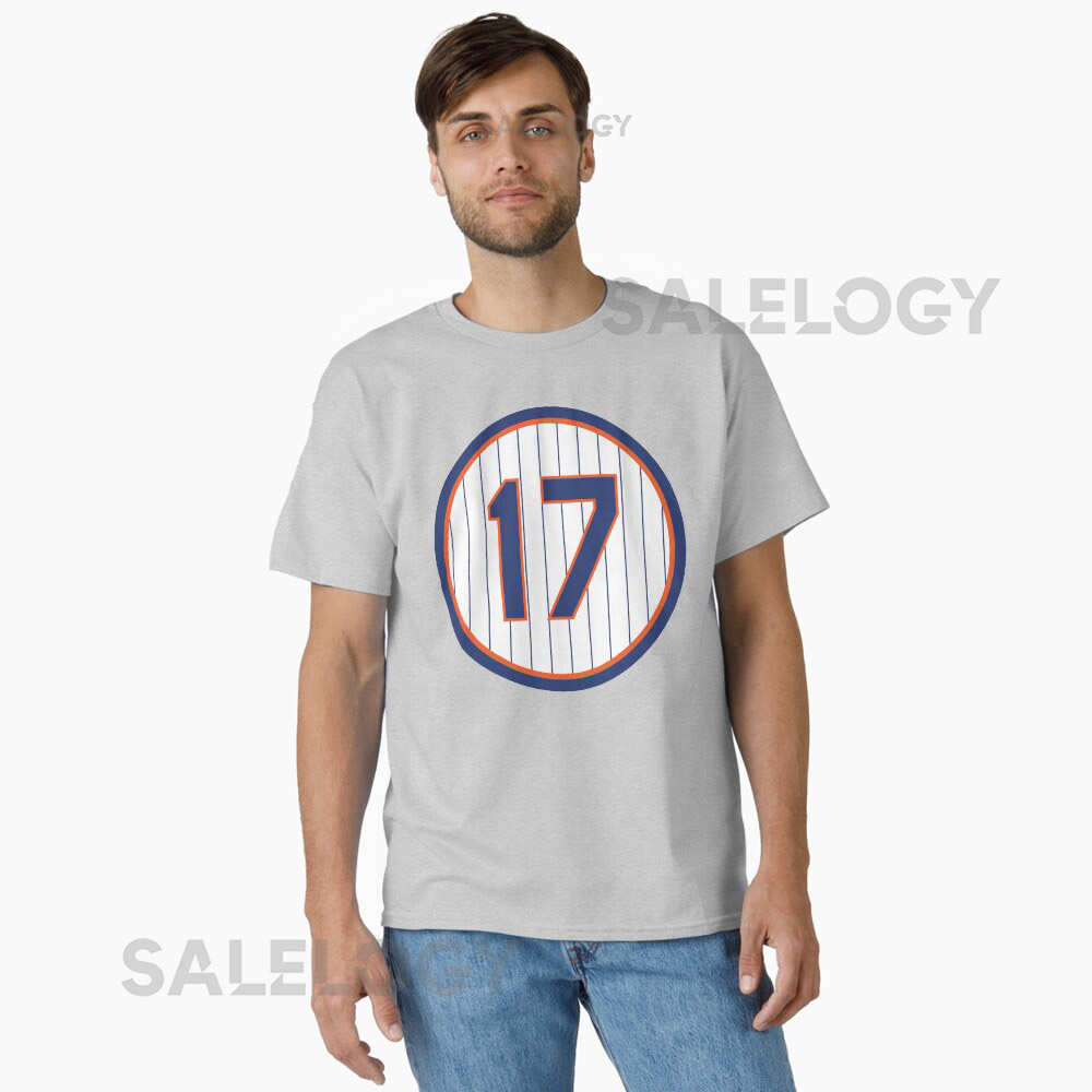  Keith Hernandez  17 Jersey Number  Oversized T-Shirt yyth
