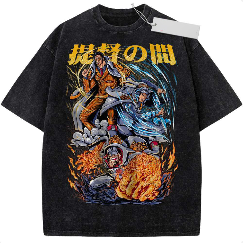 Admiral One Piece Shirt, Anime Shirt, Vintage Tee