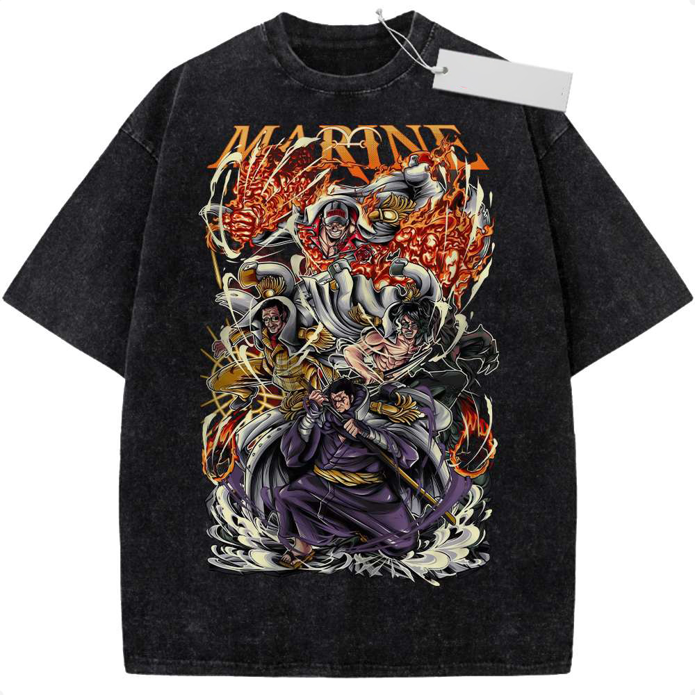 Admiral One Piece Shirt, Anime Shirt, Vintage Tee