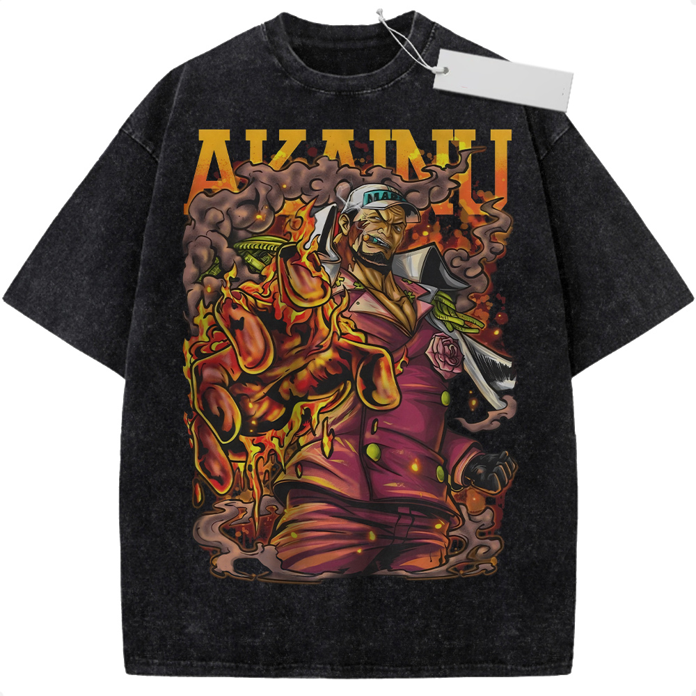 Akainu Shirt, Sakazuki Shirt, One Piece Shirt, Anime Shirt, Vintage Tee