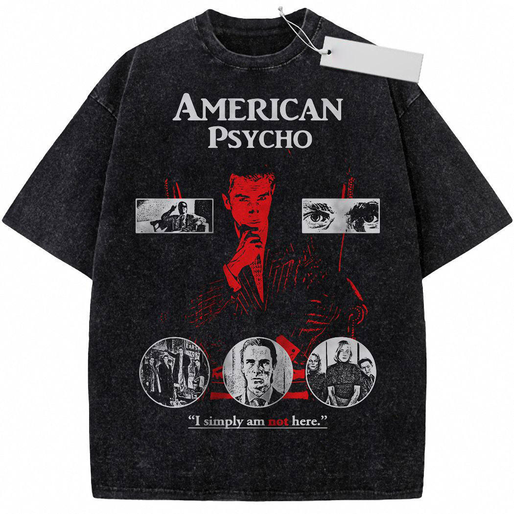 American Psycho Shirt, Halloween Shirt, Horror Movie Shirt, Vintage T-Shirt 2