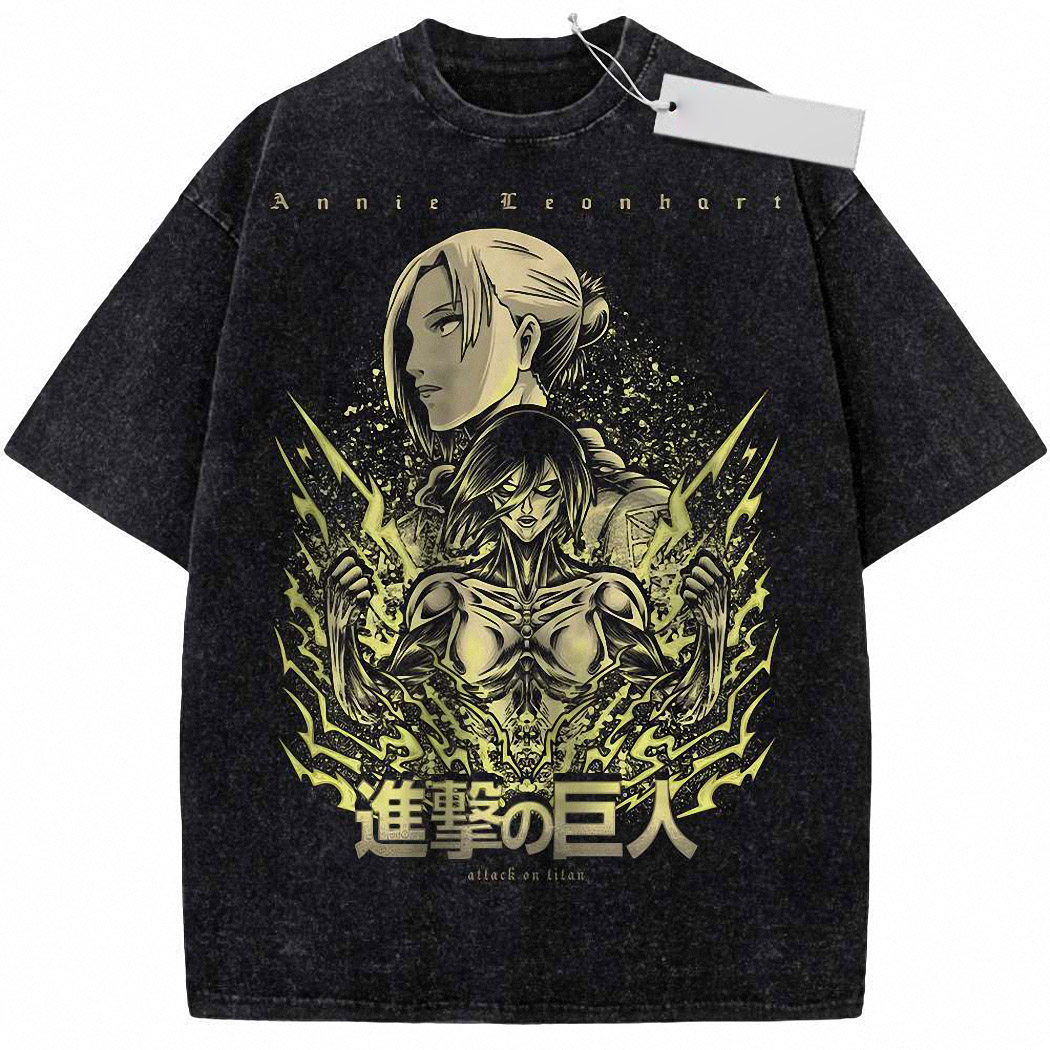 Annie Leonhart Shirt, Attack on Titan Shirt, Vintage Tee 7