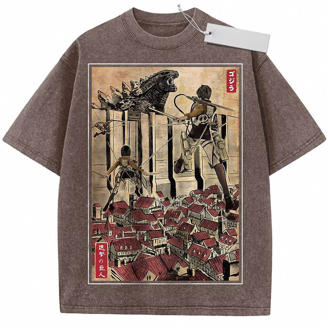 Attack on Titan Shirt, AOT Shirt, Vintage Tee 9