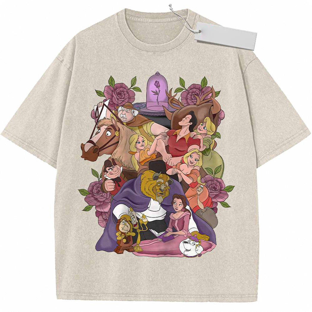 Beauty and the Beast Shirt, Animated Shirt, Vintage T-Shirt 9