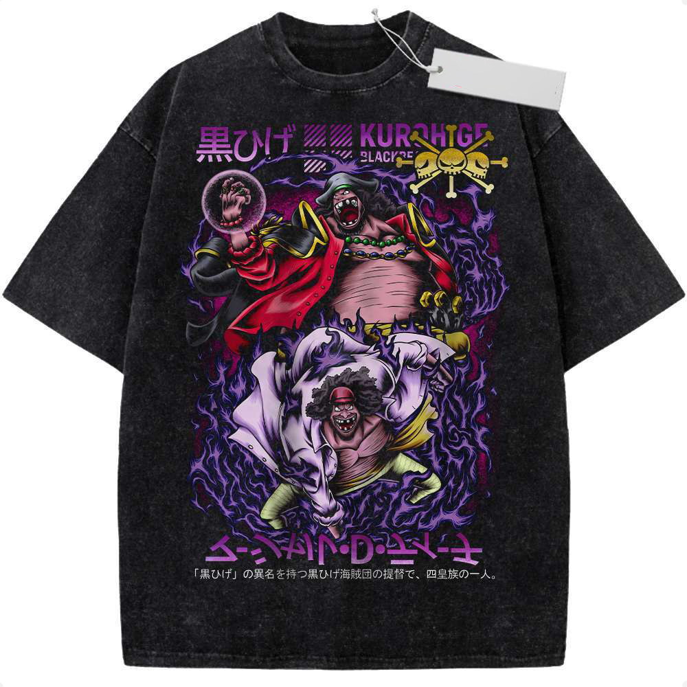 Blackbeard Shirt, Marshall D Teach Shirt, One Piece Shirt, Anime Shirt, Vintage T-Shirt