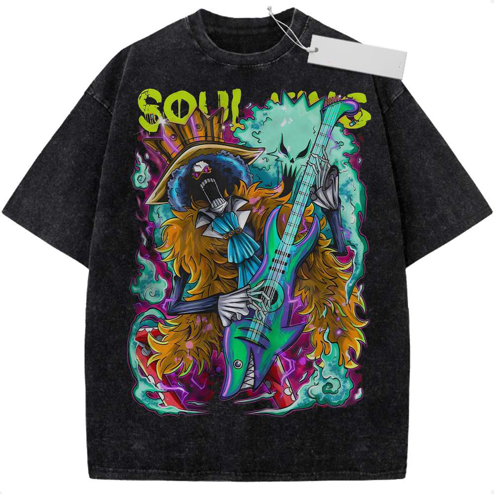 Brook Shirt, One Piece Shirt, Anime Shirt, Vintage T-Shirt