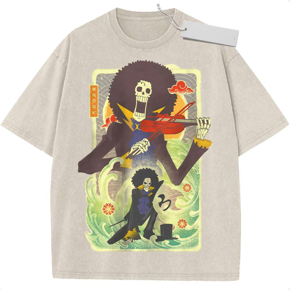 Brook Shirt, One Piece Shirt, Anime Shirt, Vintage Tee