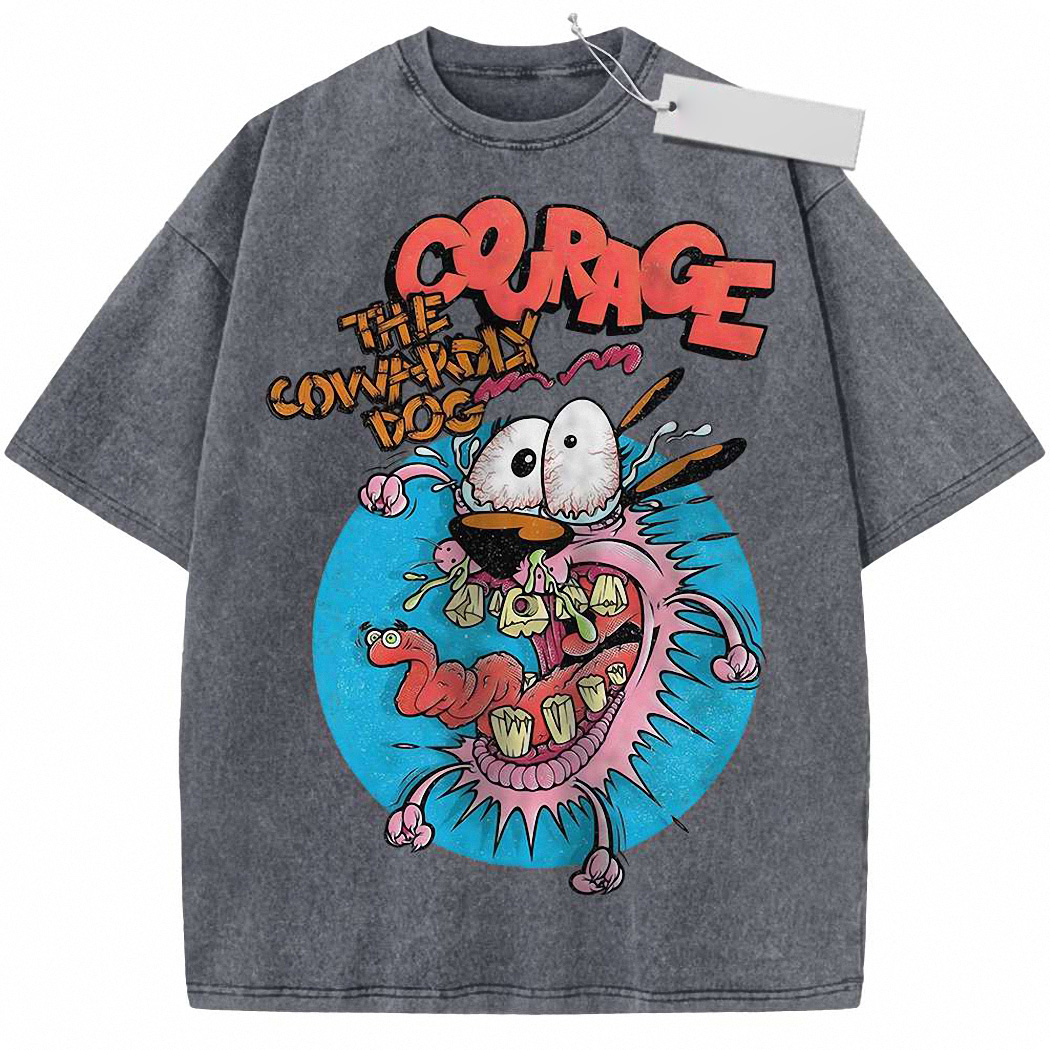 Courage the Cowardly Dog Shirt, Animated Shirt, Vintage Tee 7