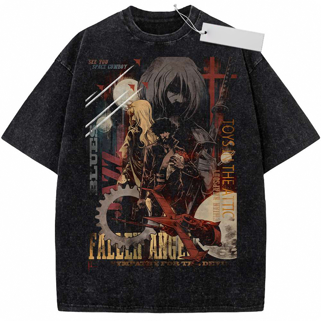 Cowboy Bebop Shirt, Anime Shirt, Vintage Tee 7